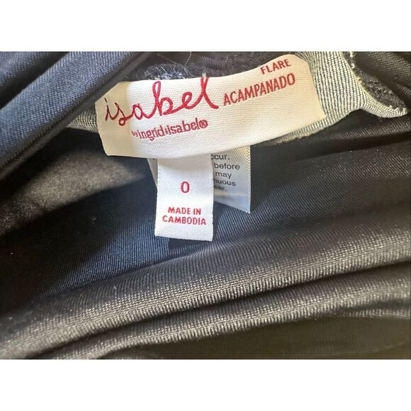 Ingrid & Isabel Over The Belly High Rise Flare Maternity Jeans Size 0 - Picture 8 of 8